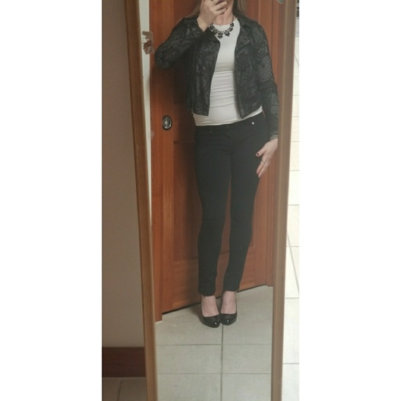 Black Lace Moto Jacket! - Picture 6 of 8